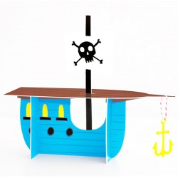 Centro Mesa Tema Piratas