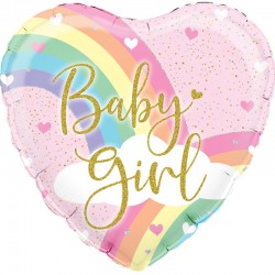 Balão Foil Coração Baby Girl