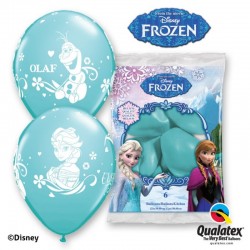 Conj. 6 Balões Latex Frozen