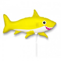 Mini Balão Tubarão Amarelo