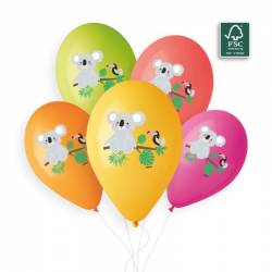 50 Balões Koala Sortidos