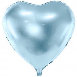 Balão Coração Foil Azul 45 cms