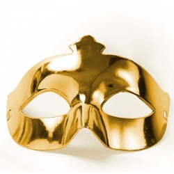Máscara de Festa Dourada