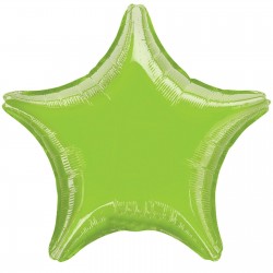 Balão Foil Estrela Verde Lima