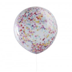 PM-218, Balão Transparente Gigante Confetis Coloridos