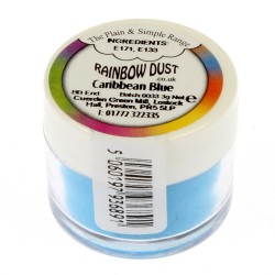 Pó comestível Rainbow Dust Caribbean Blue
