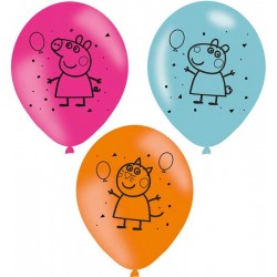 6 Balões Porquinha Peppa