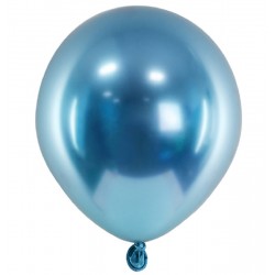 Balão Glossy Azul 12 cms