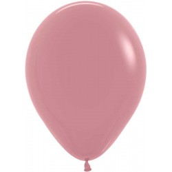 50 Balões Rosa Madeira