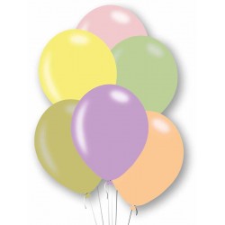 10 Balões Cores Pastel