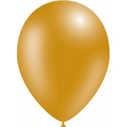 50 Balões Dourados Metálicos