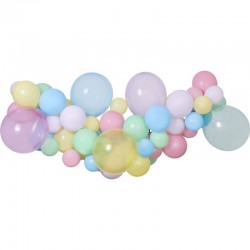 Grinalda Balões Cores Pastel