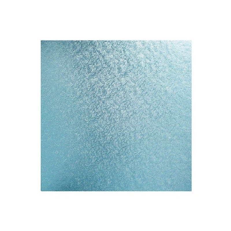 Placa Quadrada Cor Azul 30,4 cms