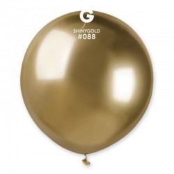 25 Balões Dourado Espelhado