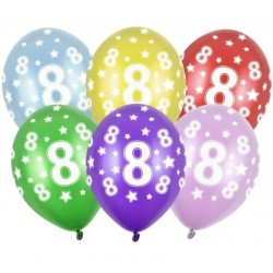 Balões Coloridos 8 anos