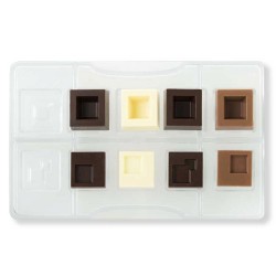 0050126, Molde Chocolate Quadrados Modulares