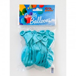 20 Balões Azuis Vintage 30 cms
