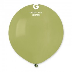 10 Balões Olive Green 48.26cms
