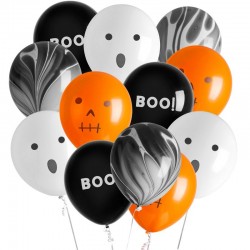 Conj. 12 Balões de Halloween