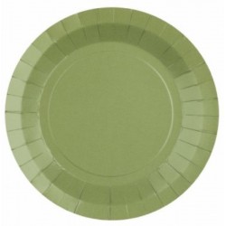 10 Pratos Verde Oliveira