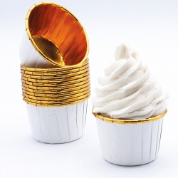 24 Formas Cup Cakes Brancas...