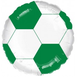 Balão Futebol Branco e Verde
