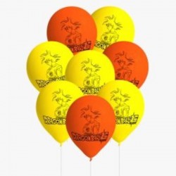 8 Balões Latex Dragon Ball