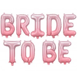 Banner Balões Foil Bride To Be