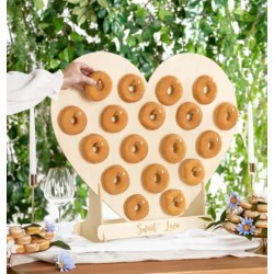 Parede/Suporte Donuts Coração