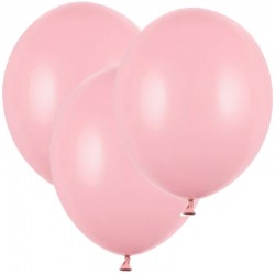 50 Balões Pastel Baby Pink