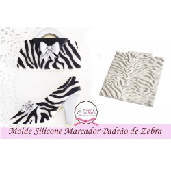Molde Silicone Marcador de Zebra 