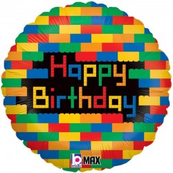 Balão Lego Happy Birthday