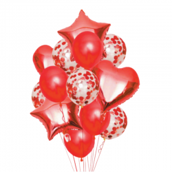 Bouquet Balões São Valentim