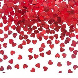 Confetis Corações Vermelhos...