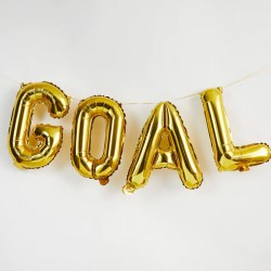 Banner Balões Foil Goal