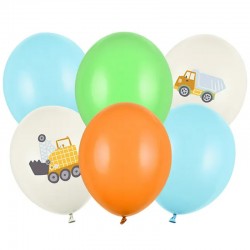 6 Balões Veículos de...