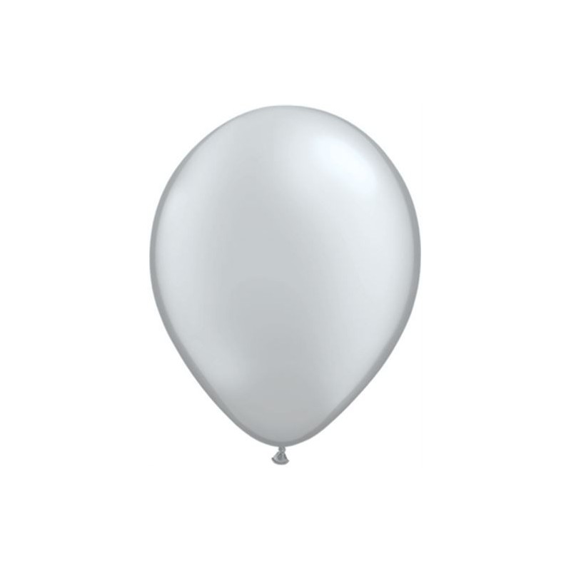 Pack de 6 Balões de 28 cms Branco Pérola