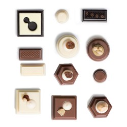0050085, Molde Chocolate Motivos Geométricos
