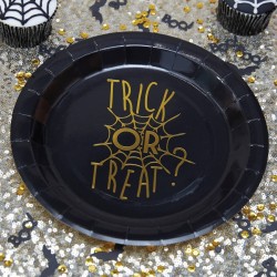 Pratos de Festa Halloween Trick Or Treat