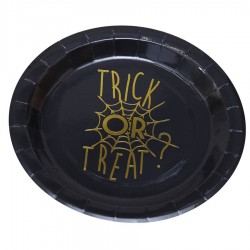 Pratos de Festa Halloween Trick Or Treat