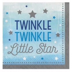 Guardanapos Azuis Twinkle Twinkle Little Star