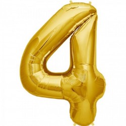 Balão Foil Nº1 Dourado