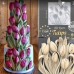 Molde Silicone Tulipas 3D Moleeks Cakehouse