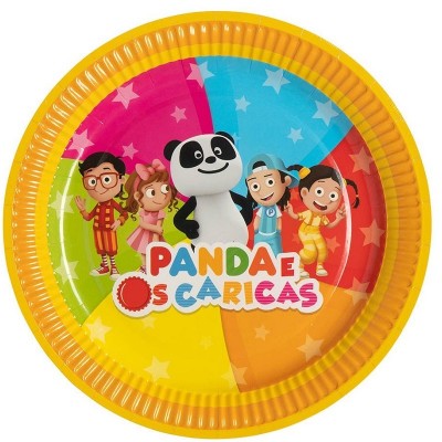 Pratos Panda e Caricas