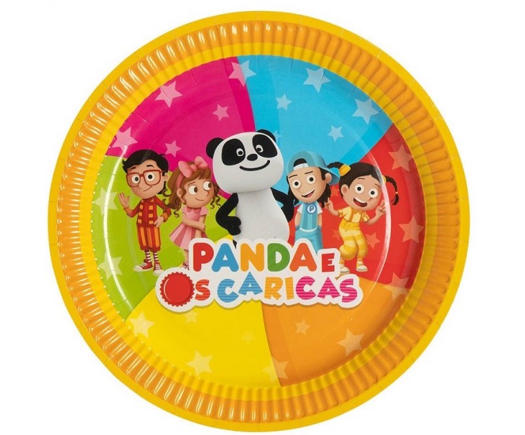 Pratos Panda e Caricas