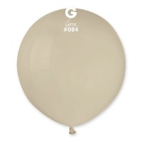 25 Balões Latte Latex 48 cms