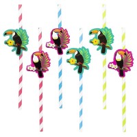 6 Palhinhas Tropicais Tucanos