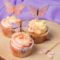 Toppers Cup Cakes Borboletas 