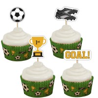 12 Topos Cup Cakes Futebol