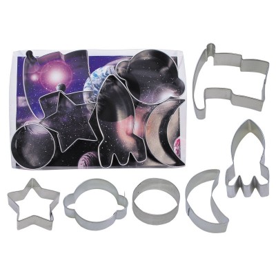 Kit 6 Cortadores Tema Espaço